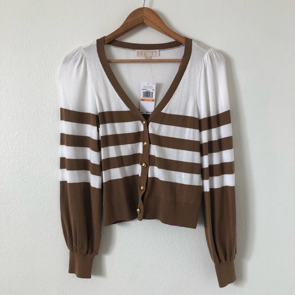 Michael kors stripe cardigan - Picture 2 of 10